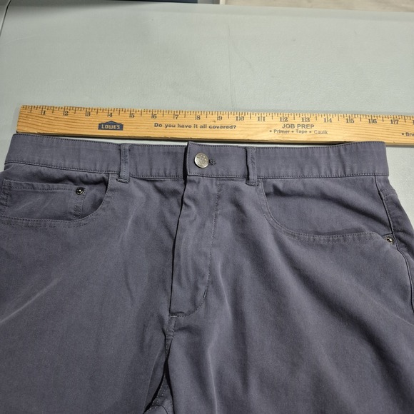 Marine Layer Pants Mens 32x32 Blue Breeze Slim Straight 5 Pocket Office Stretch - Picture 8 of 11